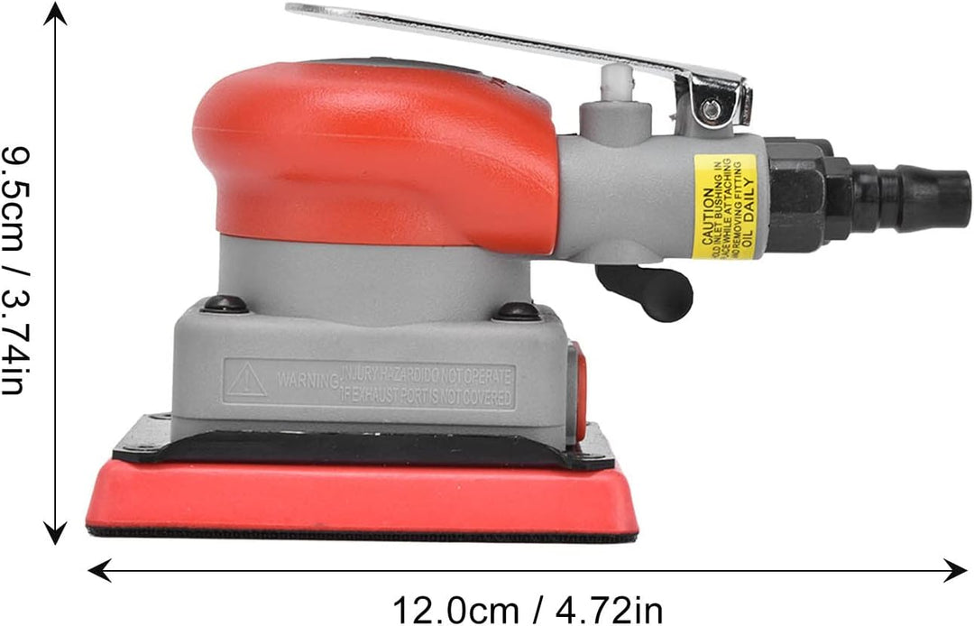 Pneumatischer Schleifer 10000 U/min Air Square Orbit Finishing Sander für Holzschleifen Auto Wachsen