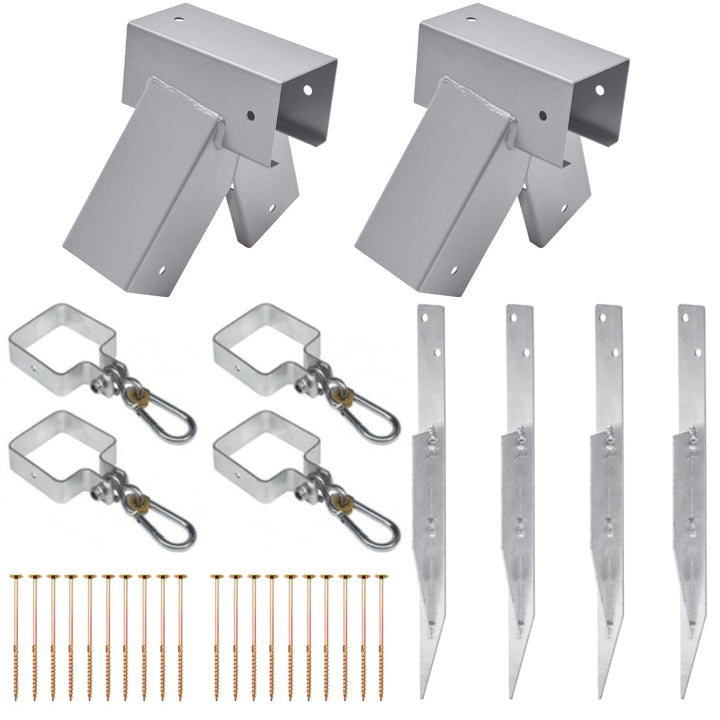 TRIBECCO Bausatz zum BAU Einer Spielplatzschaukel, Gartenschaukel, Kinderschaukel | Hergestellt in d