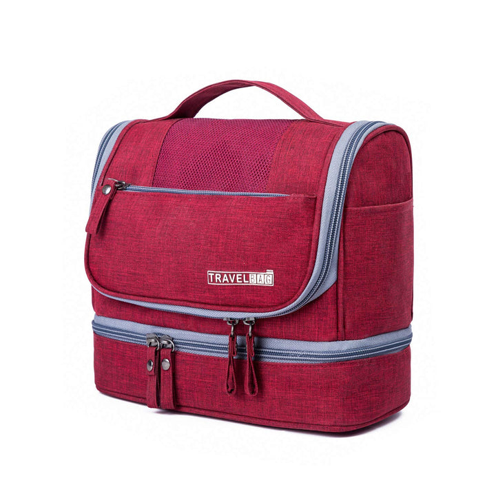 FANDARE Kulturbeutel Damen Herren Kosmetiktasche Reise Kulturbeutel, Waschtasche Kulturtasche zum Au
