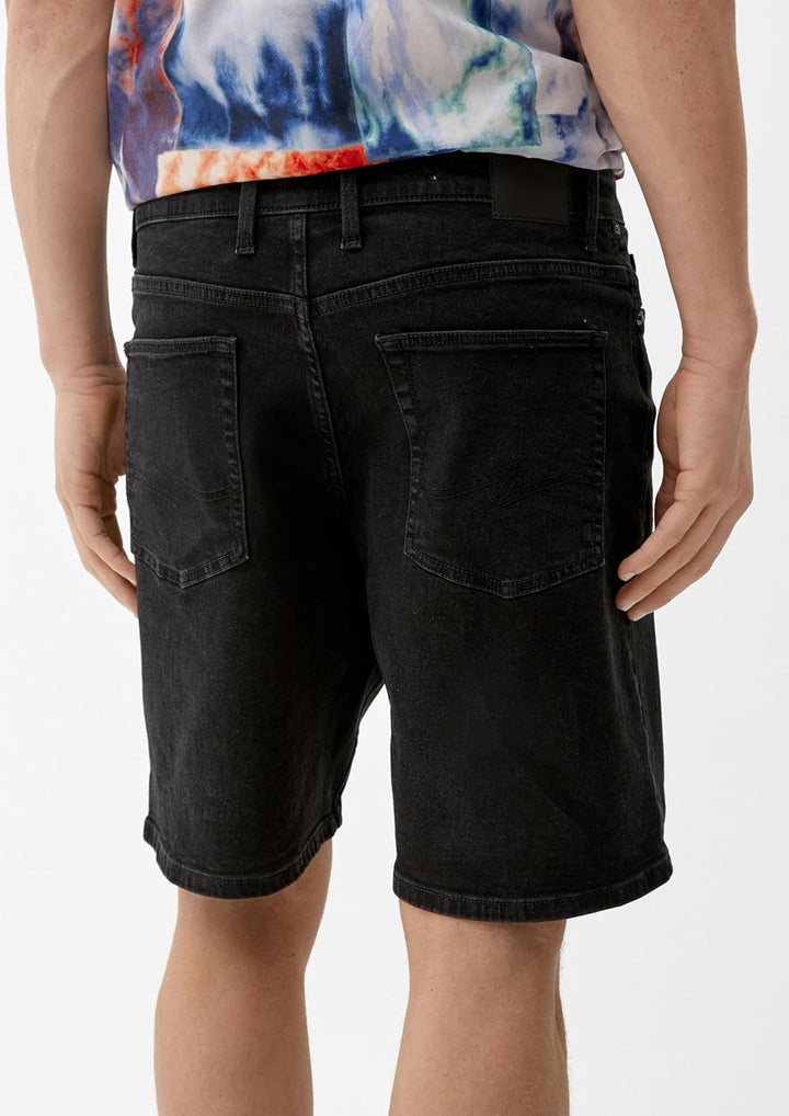 s.Oliver Herren Jeans Short, Loose Fit Jeans Short, Loose Fit 36 Grey/Black, 36 Grey/Black