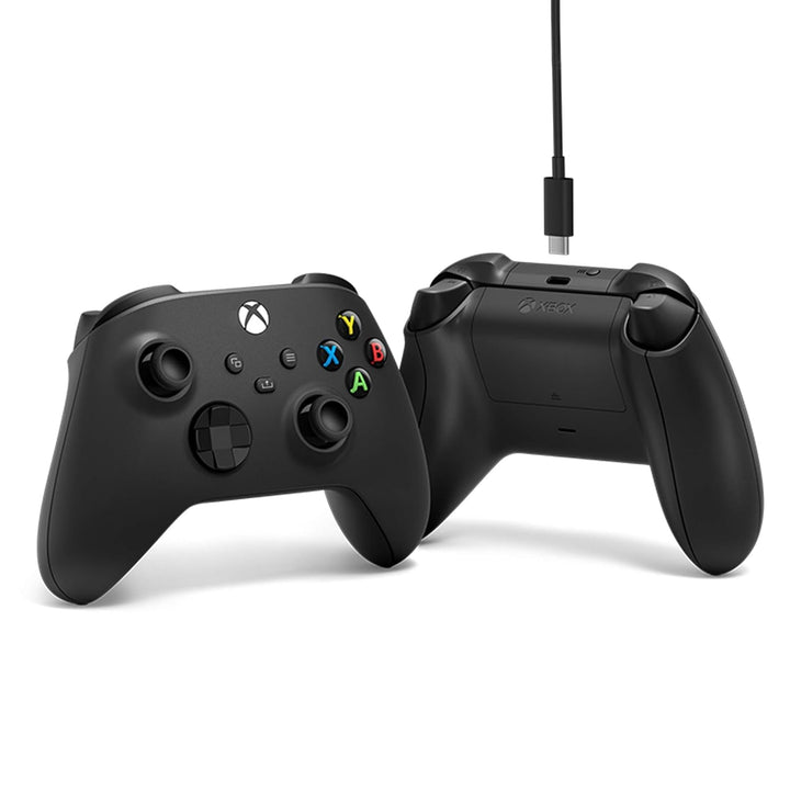 Xbox Wireless Controller für PC + USB C Kabel Black + Câble USB-C 2025 Verpackung, Black + Câbl