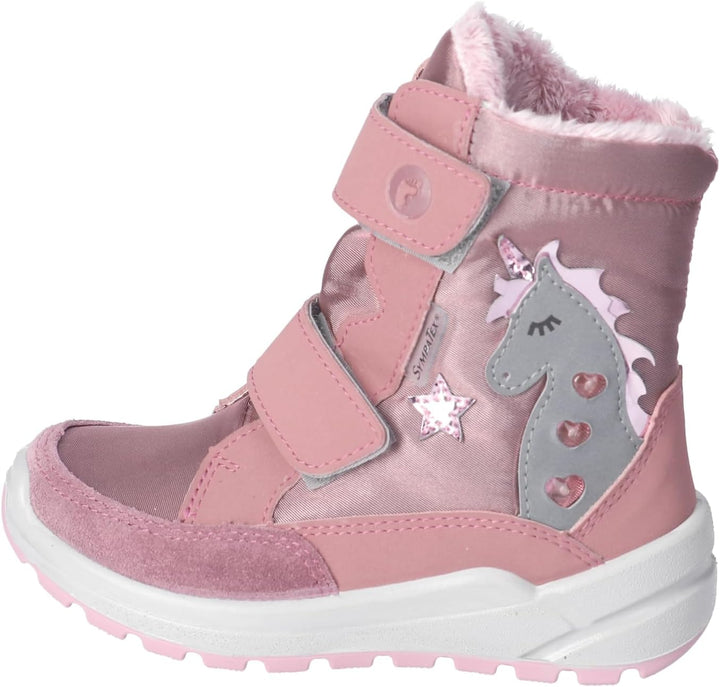 RICOSTA Mädchen Winterstiefel Annika,Kinder Boots,WMS:Mittel,lose Einlage,Sympatex,Blinklicht,Outdoo