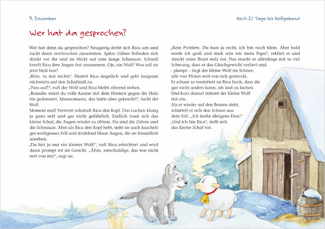 Rica und das Weihnachtsabenteuer. Ein Folien-Adventskalender zum Vorlesen und Gestalten eines Fenste
