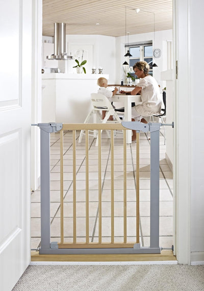 BabyDan Avantgarde True Druck Fit Safety Gate (Buche/silber)