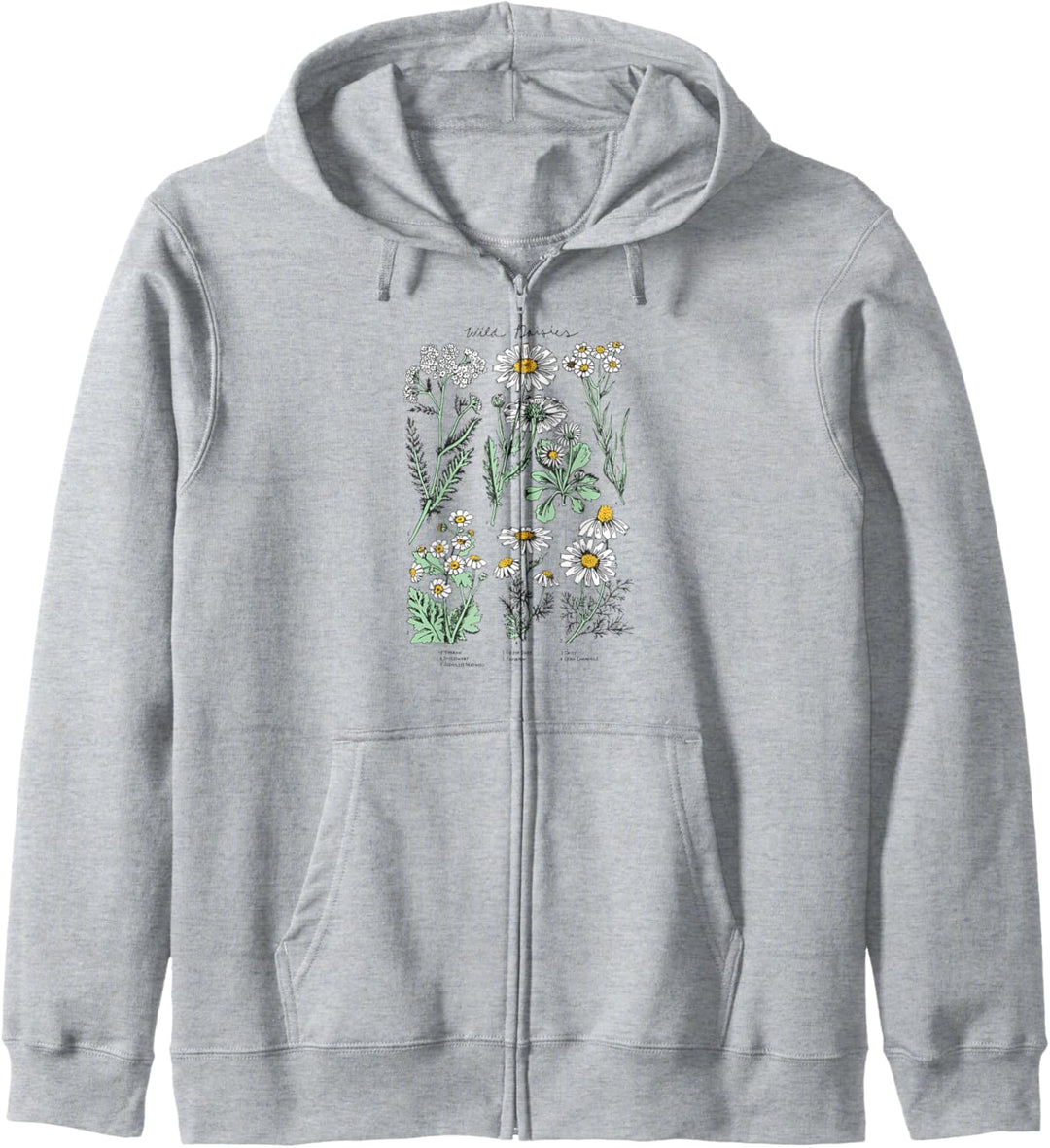 Trendy Wild Daisies Poster Kapuzenjacke