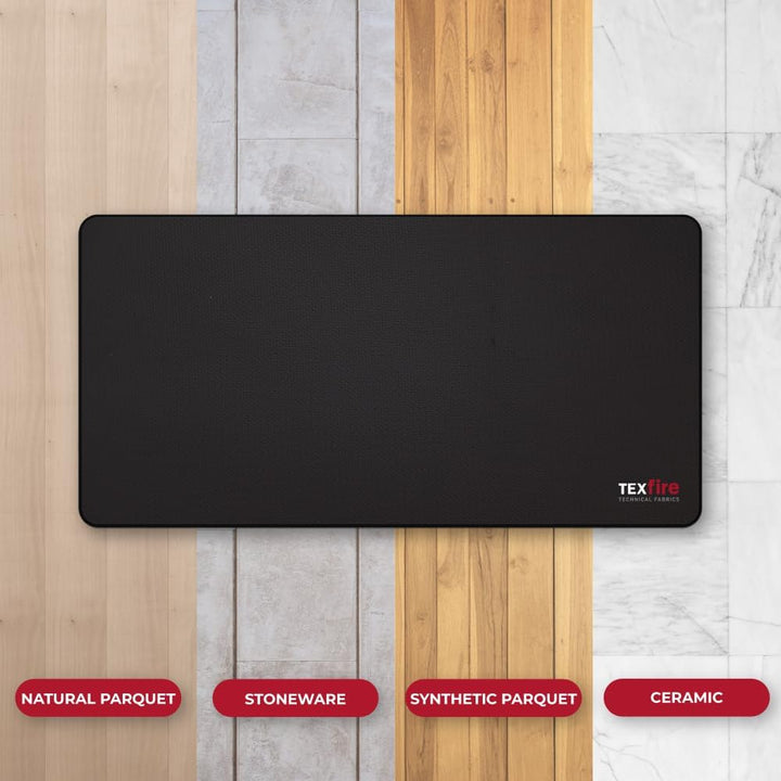 Texfire - Mehrschichtige feuerfeste Matte – Bodenschutz für Ofen, Kamin und Grill