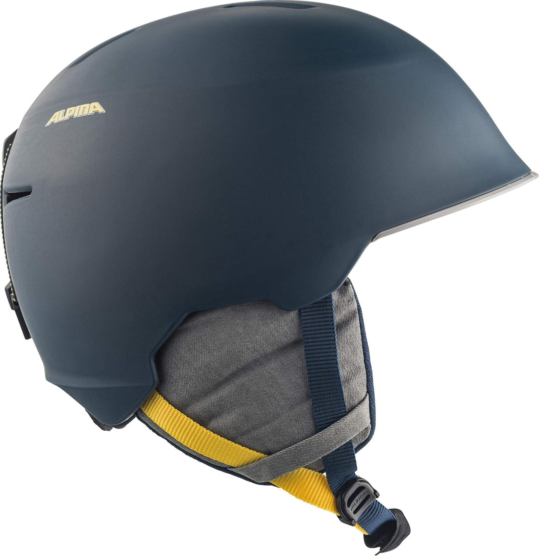 ALPINA MAROI JR - Sicherer, Bruchfester & Individuell Anpassbarer Skihelm Für Kinder charcoal-neon m