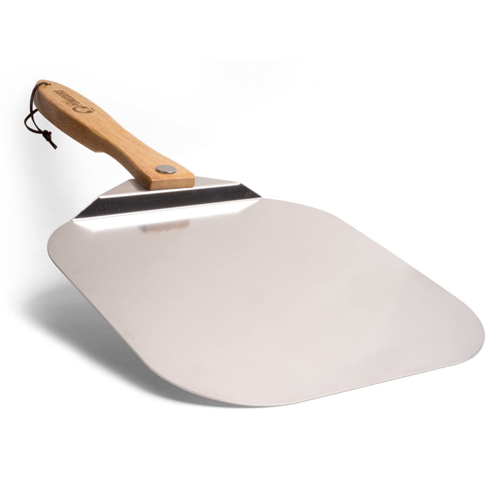 Chef Pomodoro Pizzaschieber mit einklappbarem Holzgriff, 30,5 x 35,6 cm - Hochwertige Pizzaschaufel