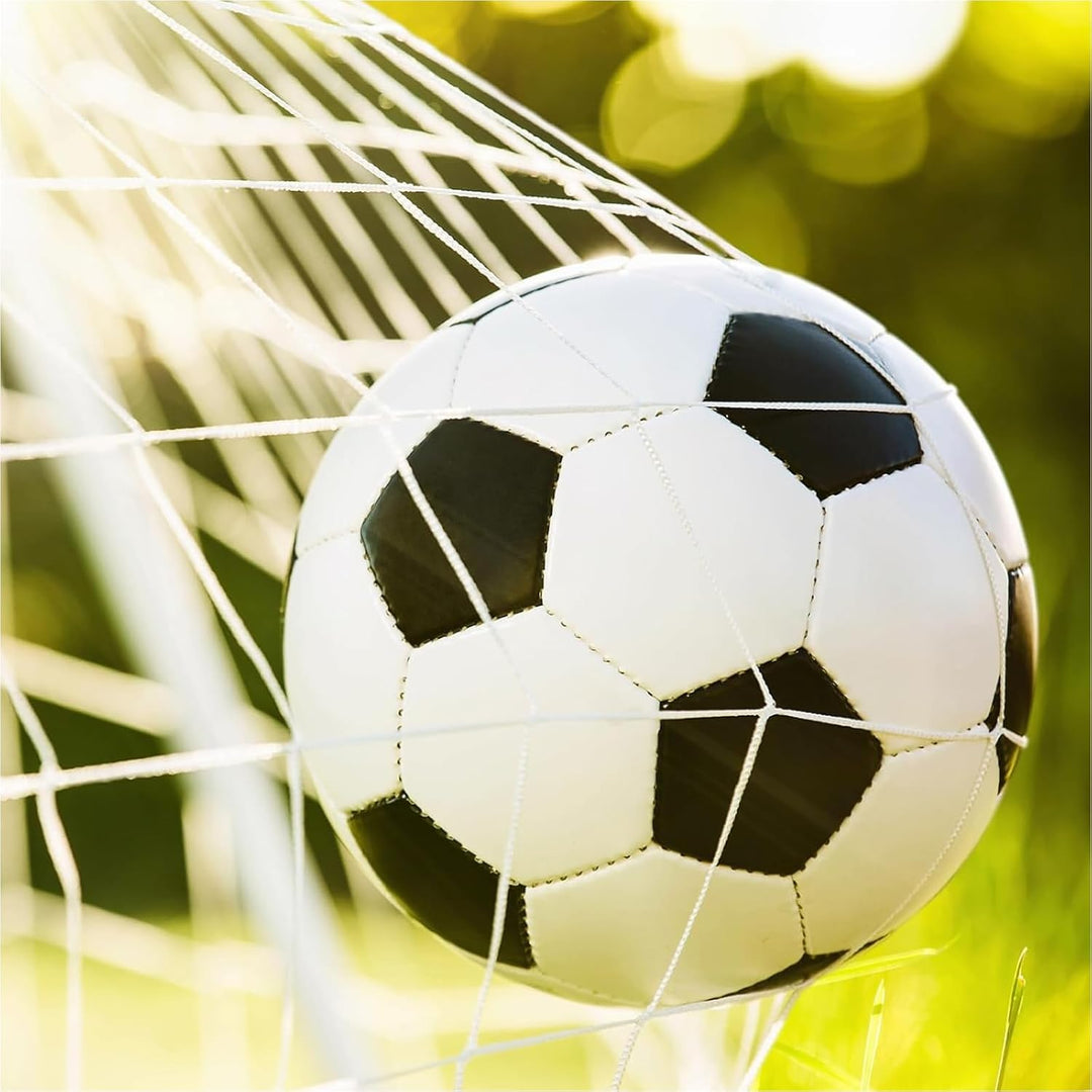 Fussballtornetz 1,8 x 1,2 m, Fussballtor Netz Ersatznetz Polypropylen, Wetterfeste Tornetz für Fussb