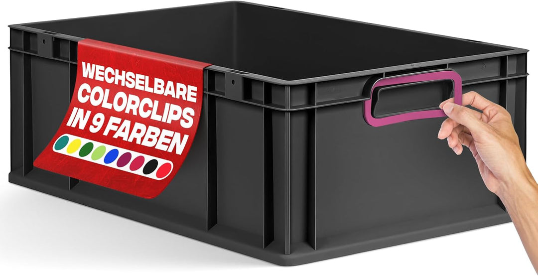 aidB Eurobox NextGen 2.0 Cycle - 600x400x220mm – 44L Aufbewahrungsbox aus recyceltem Material - Stap