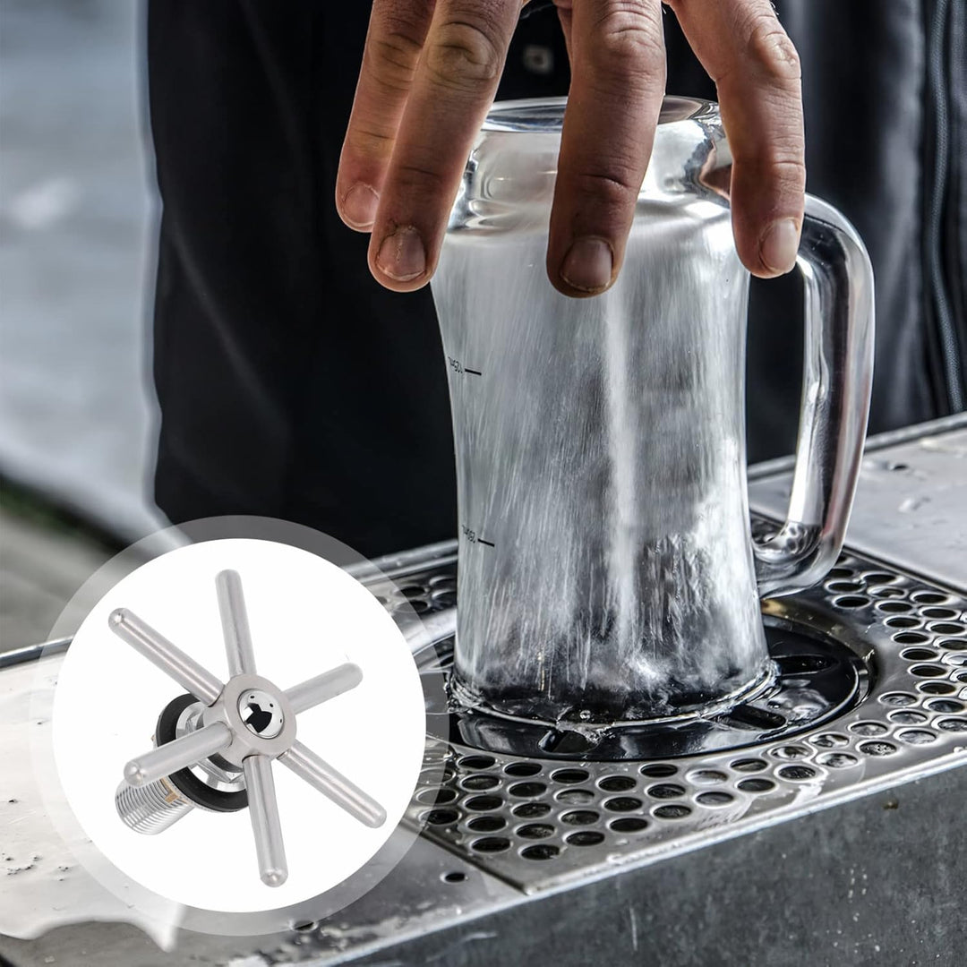 Edelstahl Tassenreiniger, Glasspüler Bar Counter Automatischer Tassenreiniger Edelstahlwaschmaschine