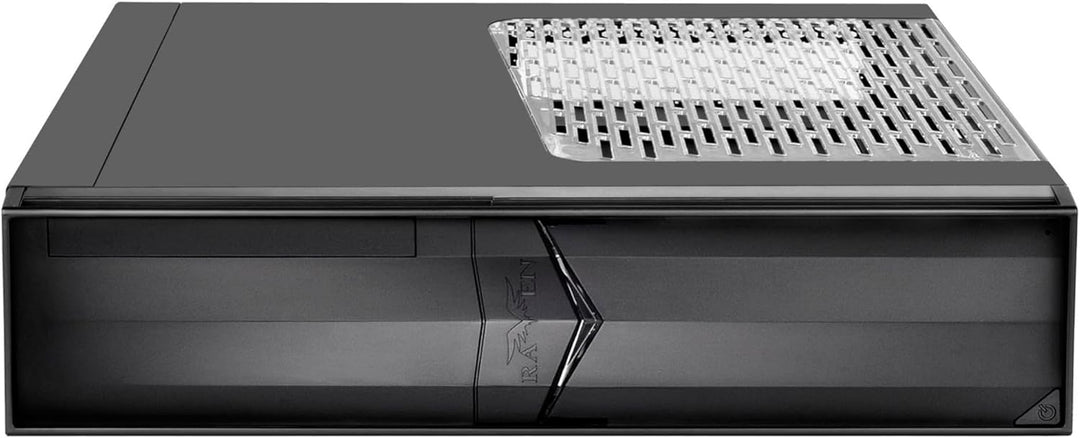 Silverstone SST-RVZ02B-W - Raven Mini-ITX schmales Gaming Computer Gehäuse mit Fenster, schwarz