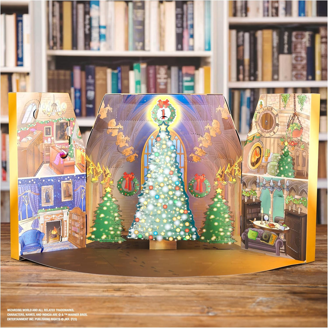 Wizarding World Harry Potter Magical Minis Adventskalender 2023 mit Mini-Zauberstab, 3 Spielfiguren