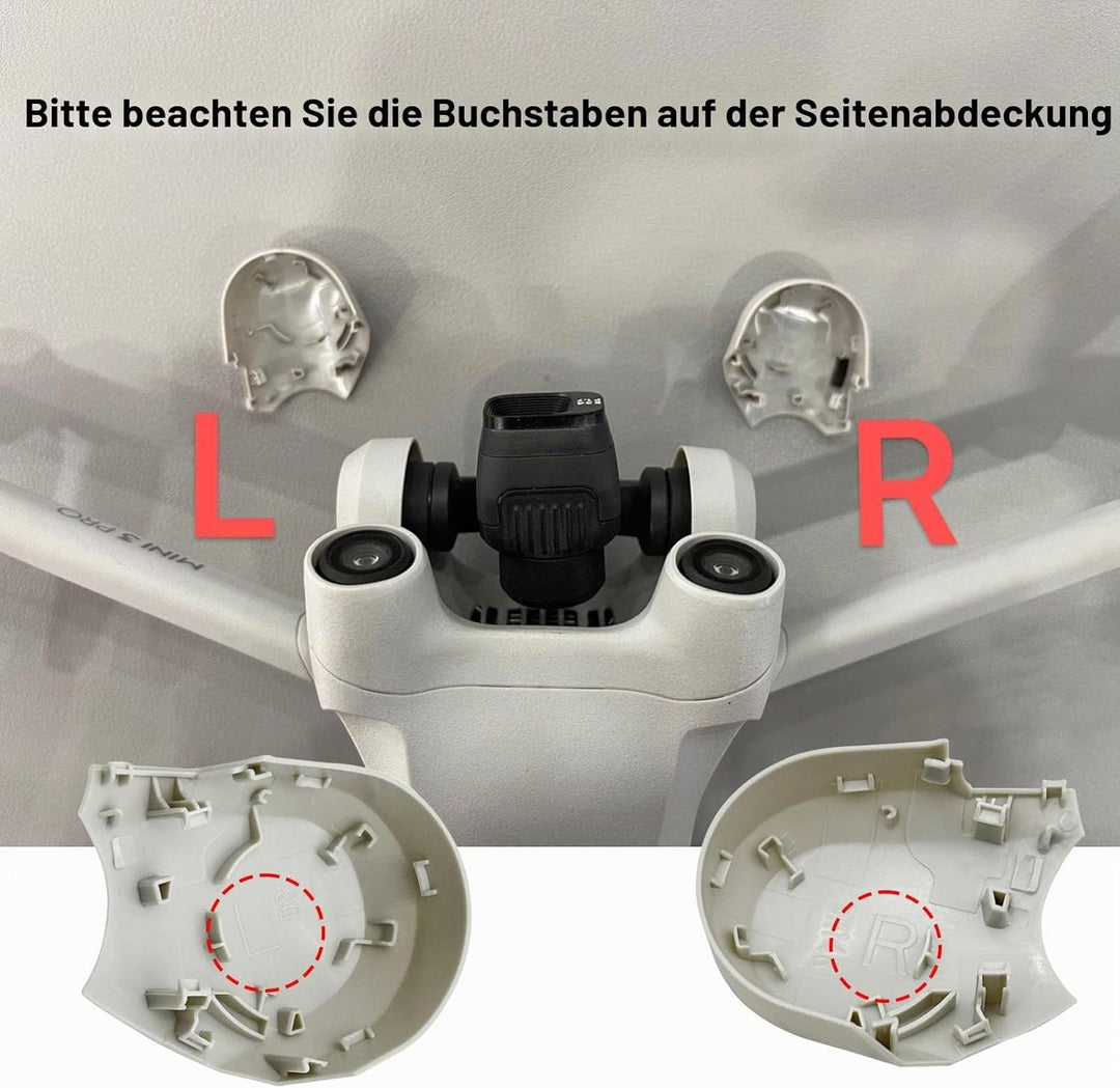 Ersatz Seitenabdeckung Reparaturteile für DJI Mini 3 Pro Gimbal Side Schutzrahmenabdeckung Zubehör （