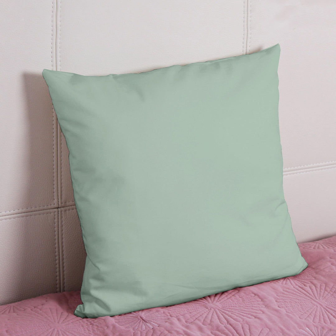 Pizuna Luxuriöser Soft-Satin 2er Pack Kissenbezug 80x80 cm Meeresschaum, 800 Fadenzahl Baumwolle Qua