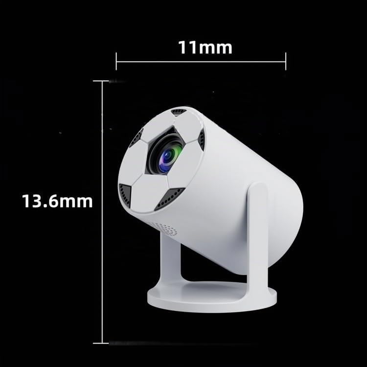 HY300 PRO Mini Beamer, 4K 1080P Unterstützung, mit Android 11, WiFi 6, Bluetooth 5.0, unterstützt Ai