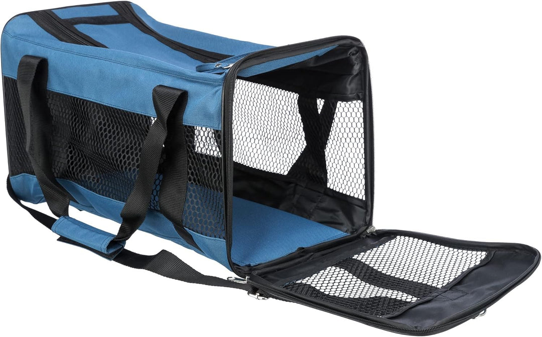 TRIXIE Tasche Ryan Für Hunde, Reisetasche, 26 × 27 × 47 cm, Blau - 28864