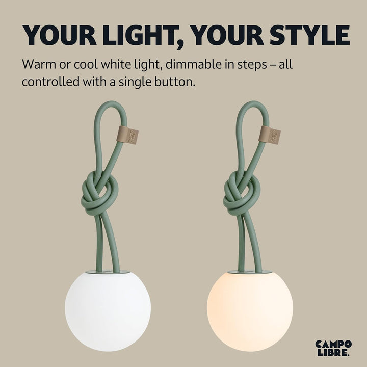 Campo Libre.® LENI I Campinglampe I LED-Lampe zum Aufhängen, Hinstellen und Montieren I dimmbare Cam