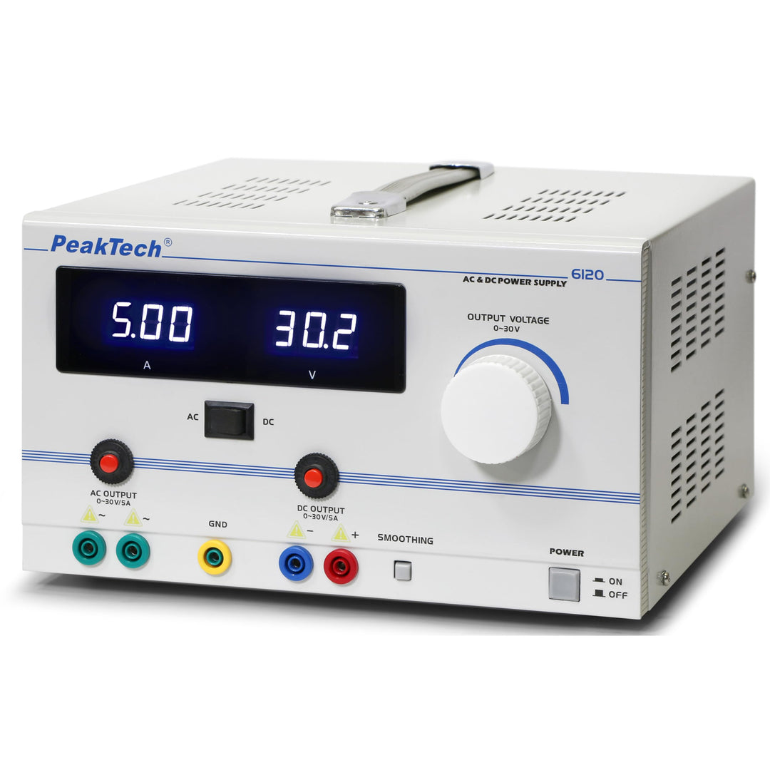 AC/DC stabilisiertes Labornetzgerät 0-30 V/5 A