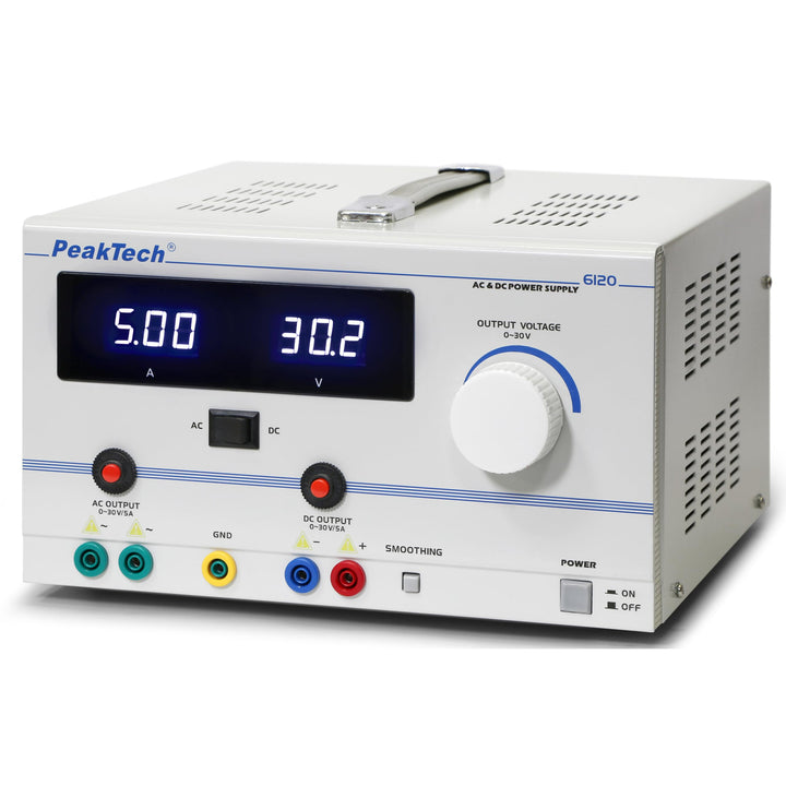 AC/DC stabilisiertes Labornetzgerät 0-30 V/5 A