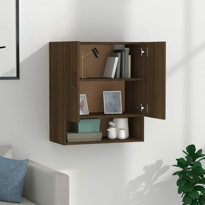 Gecheer Wandschrank H?ngeschrank Mit 2 Türen und 1 offenes Fach Küchenschrank Wandh?ngeschrank Badsc