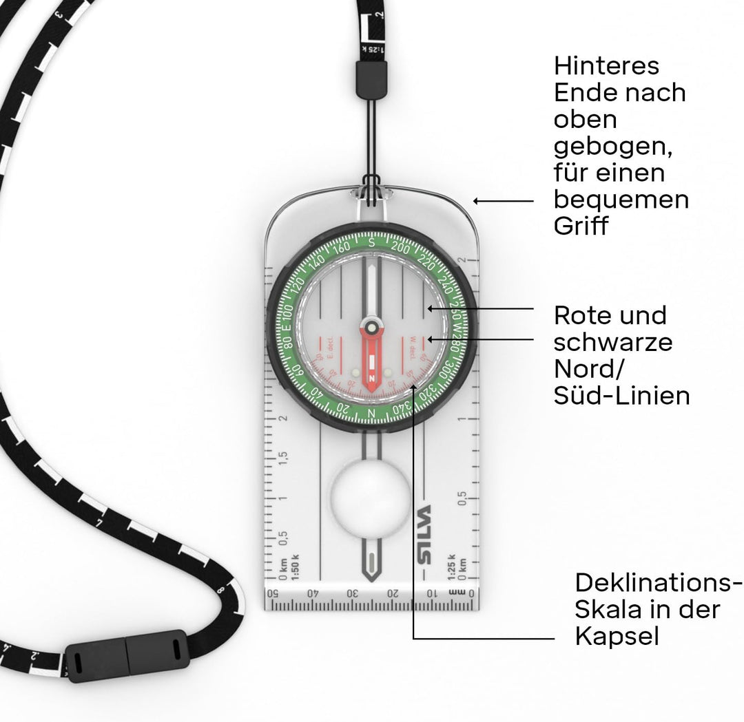 Silva Ranger Kompass Einheitsgrösse durchsichtig, Einheitsgrösse durchsichtig