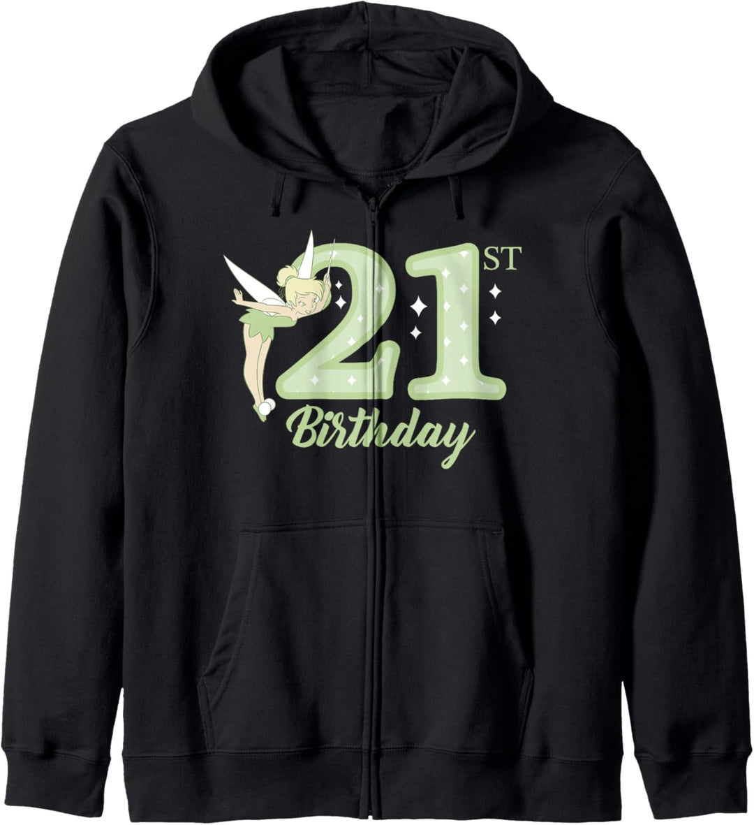 Disney Peter Pan 21st Birthday Tinkerbell Portrait Sweater Kapuzenjacke