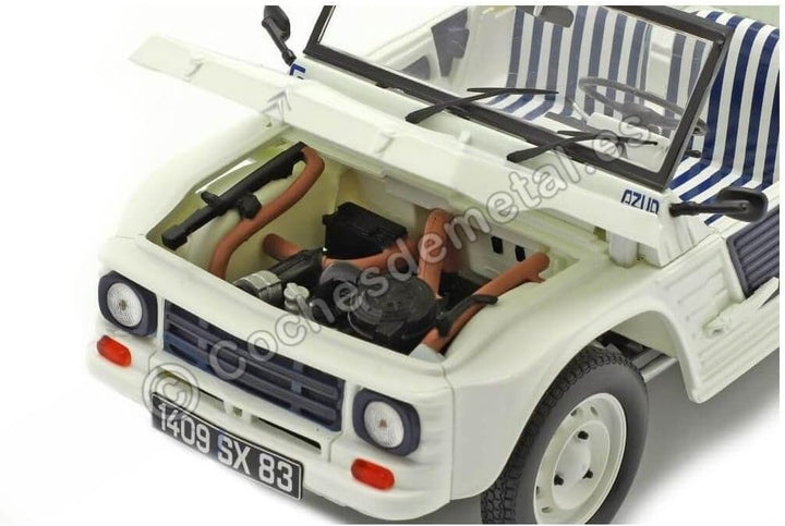 Norev 181516 Miniaturauto aus der Sammlung, Creme/Blau, 1/18e