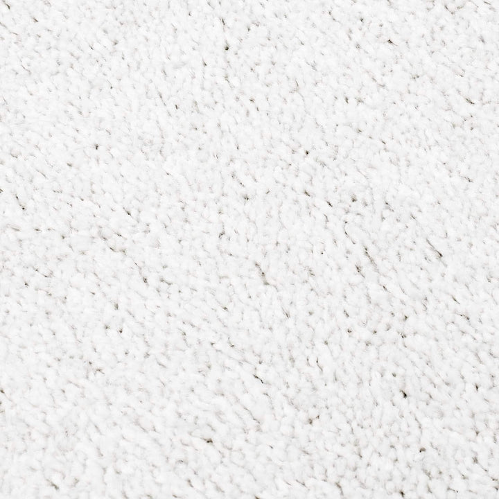 carpet city Teppich-Läufer Einfarbig Uni Flachfor Soft & Shiny in Weiss für Wohnzimmer; Grösse: 80x1