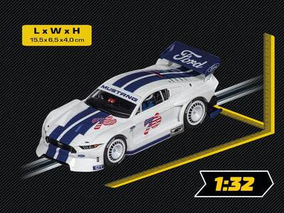 Carrera Digital 132 I Ford Mustang GTY No76 I Optimiert für rasante DriftIAction I Slotcar im Massst