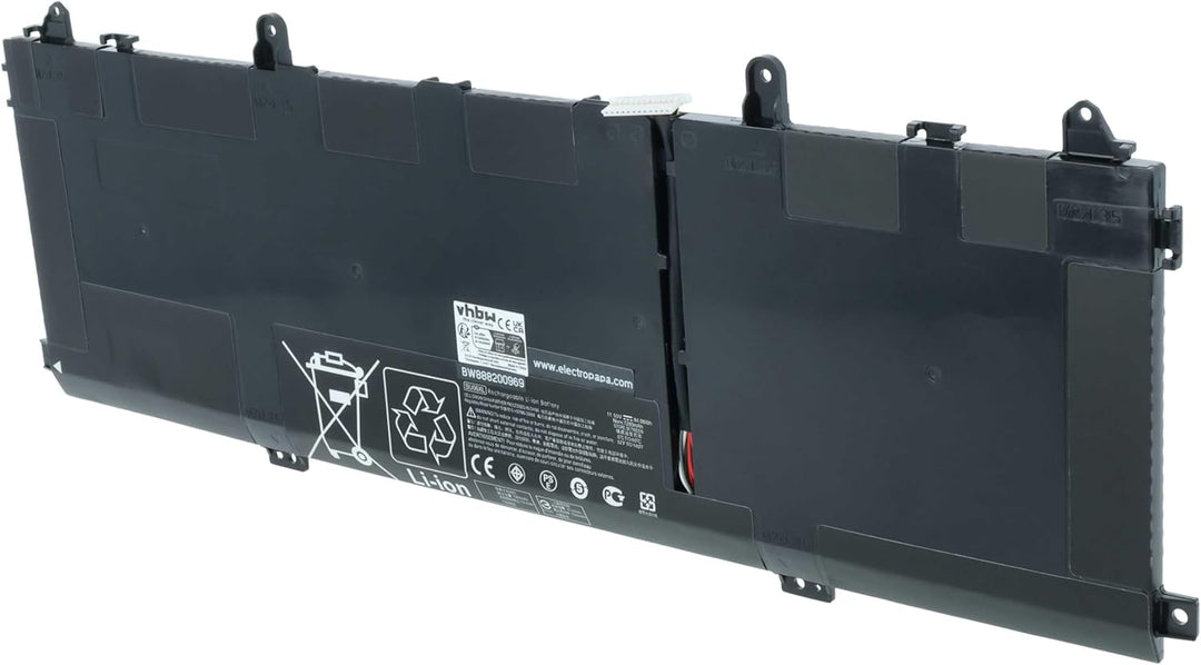 vhbw Akku kompatibel mit HP Spectre x360 15-DF0007NA, 15-DF0007TX, 15-DF0008CA, 15-DF0008NC, 15-DF00