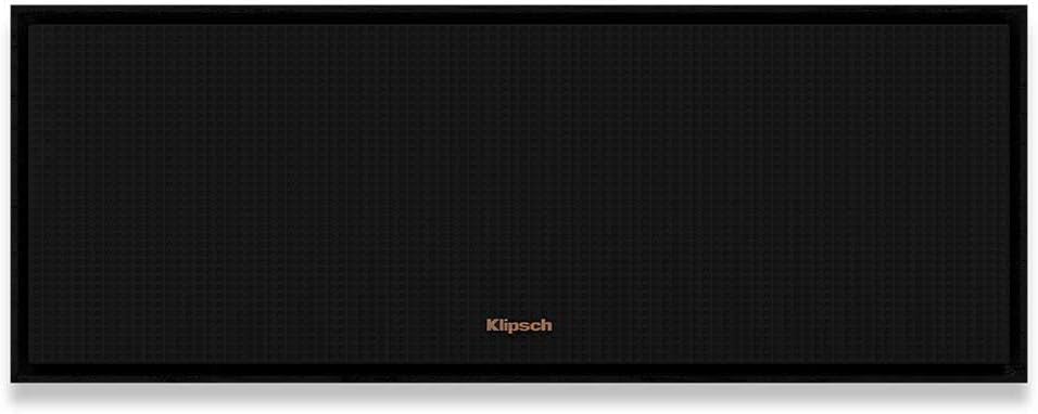 Klipsch R-50C Black (Einheit) - Zentrallautsprecher Schwarz für Heimkino - 100 W/400 W - 8 Ohm