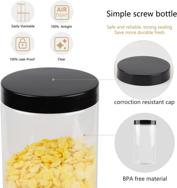 Aufbewahrungsbox Küche, Aufbewahrungsbox mit Deckel Küche, Vorratsdosen 3 Set 1000ml & 3 Set 500ml z