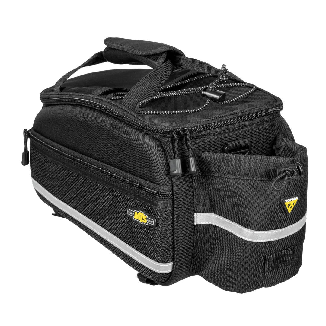 Topeak MTS TrunkBag EX, Strap Lenkertasche aus 600D Polyester/Eva-Schaum in der Farbe Schwarz Kapazi