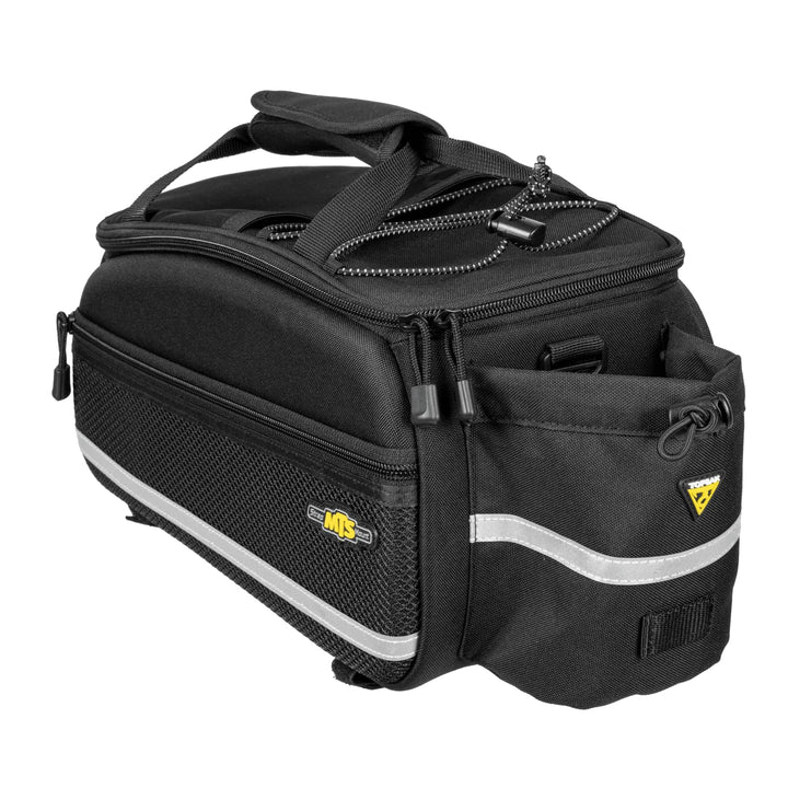 Topeak MTS TrunkBag EX, Strap Lenkertasche aus 600D Polyester/Eva-Schaum in der Farbe Schwarz Kapazi