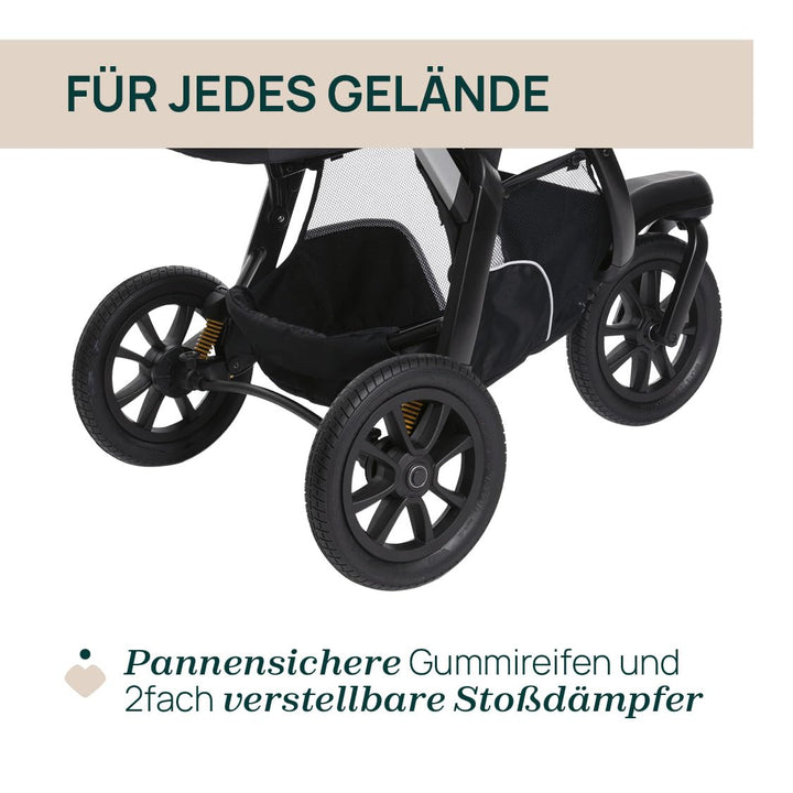 Chicco Activ3 Kinderwagen mit 3 Rädern, funktional und leicht zu steuern auf allen Untergründen, bre