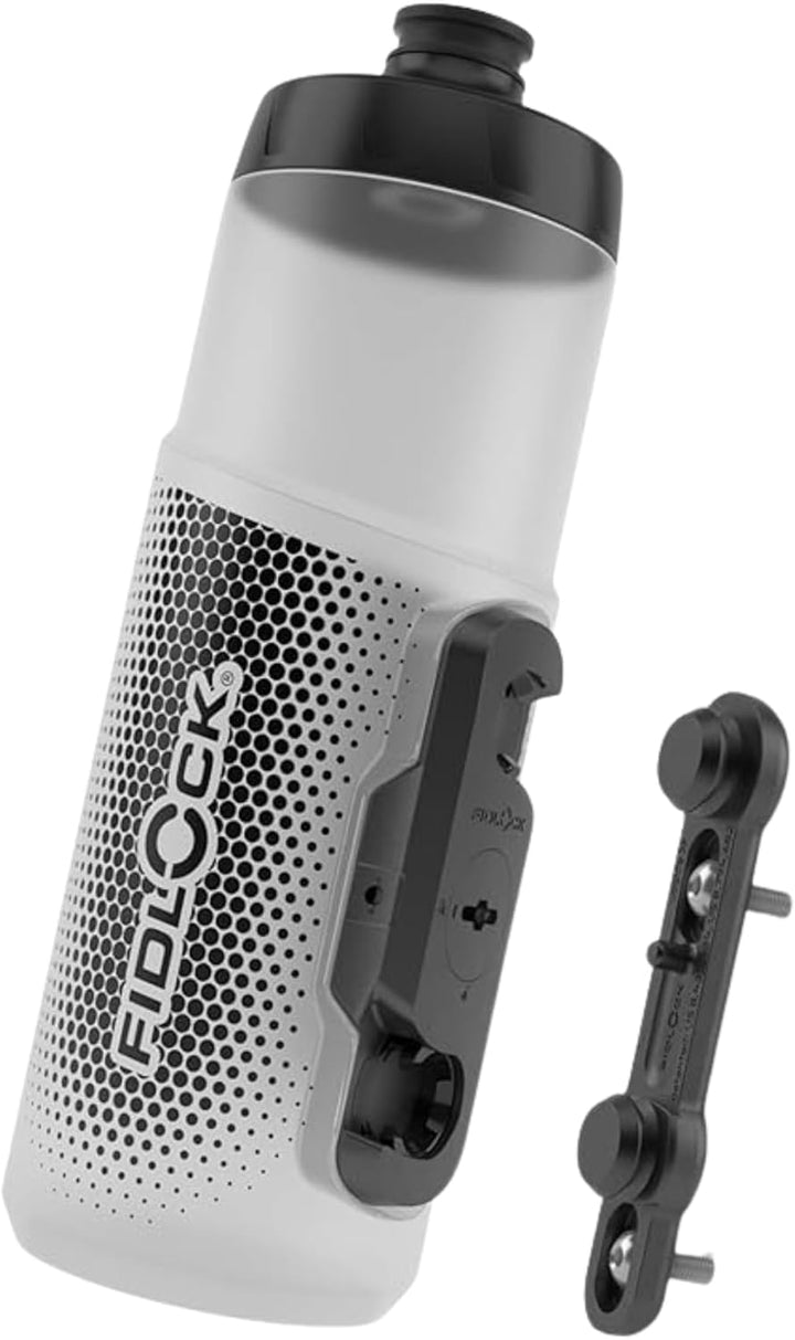 Fidlock Trinkflasche mit Bike Base Twist Set Transparent Gr. 600 ml