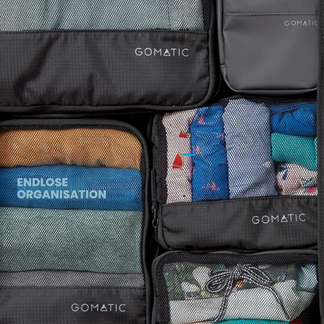 Gomatic Packing Cube Large | Packtasche | Organizer | Pack-Würfel | Kleider-Tasche | Kompressionsbeu