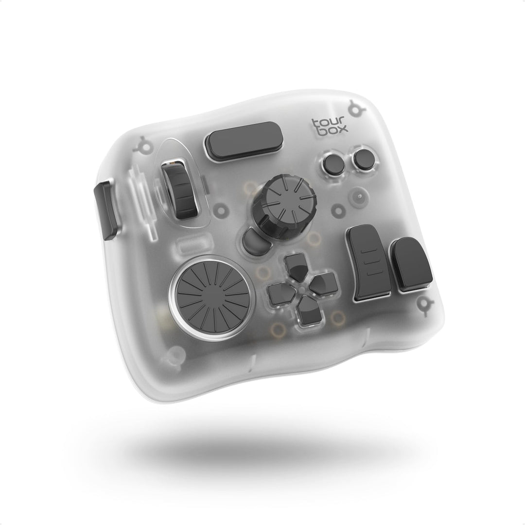 TourBox Elite Plus, iPad-Zeichnen, Bluetooth-Controller für Video- und Foto- Bearbeitung, iPad/Mac/W