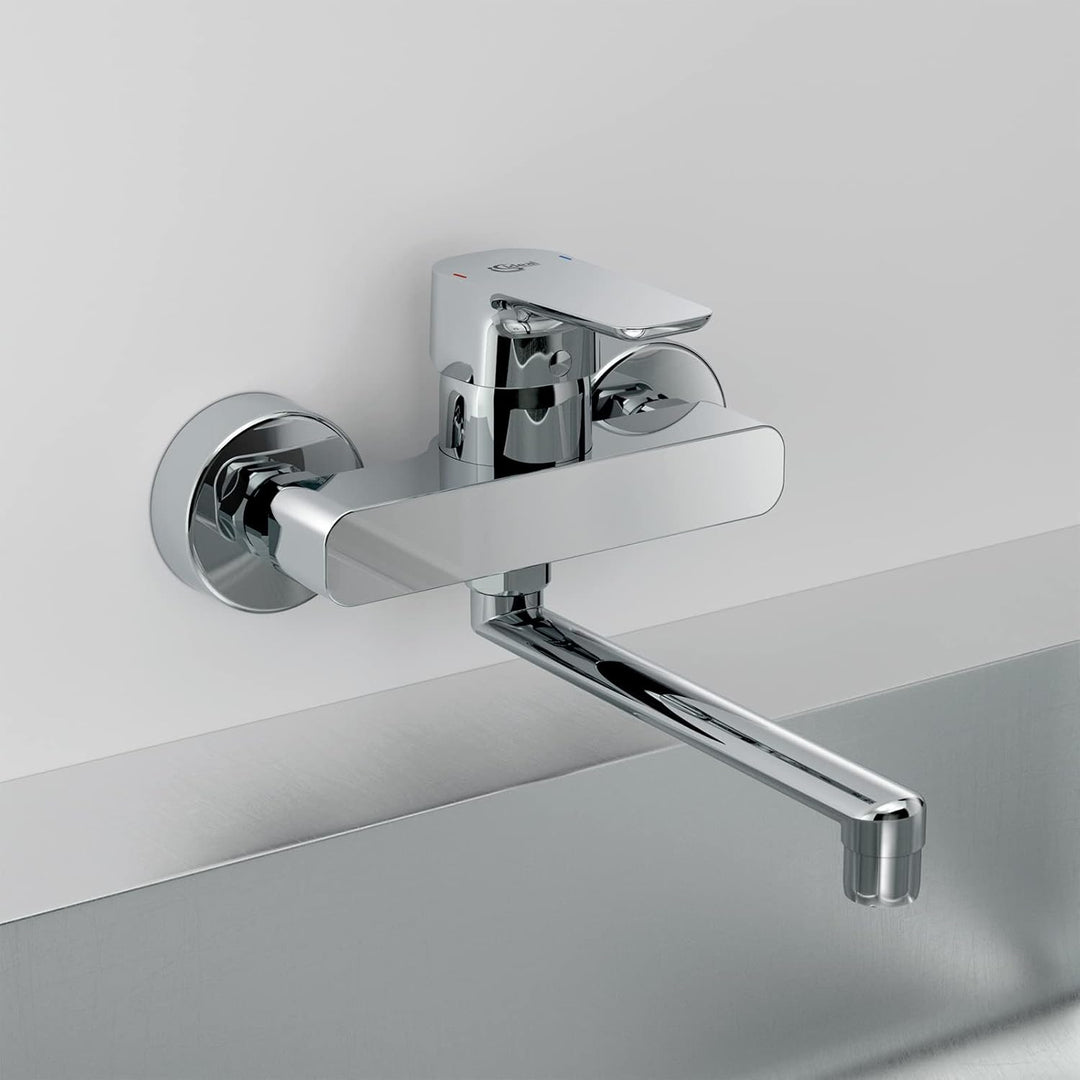 Ideal Standard B0726AA Spültisch-Wand-Einhebelmischer