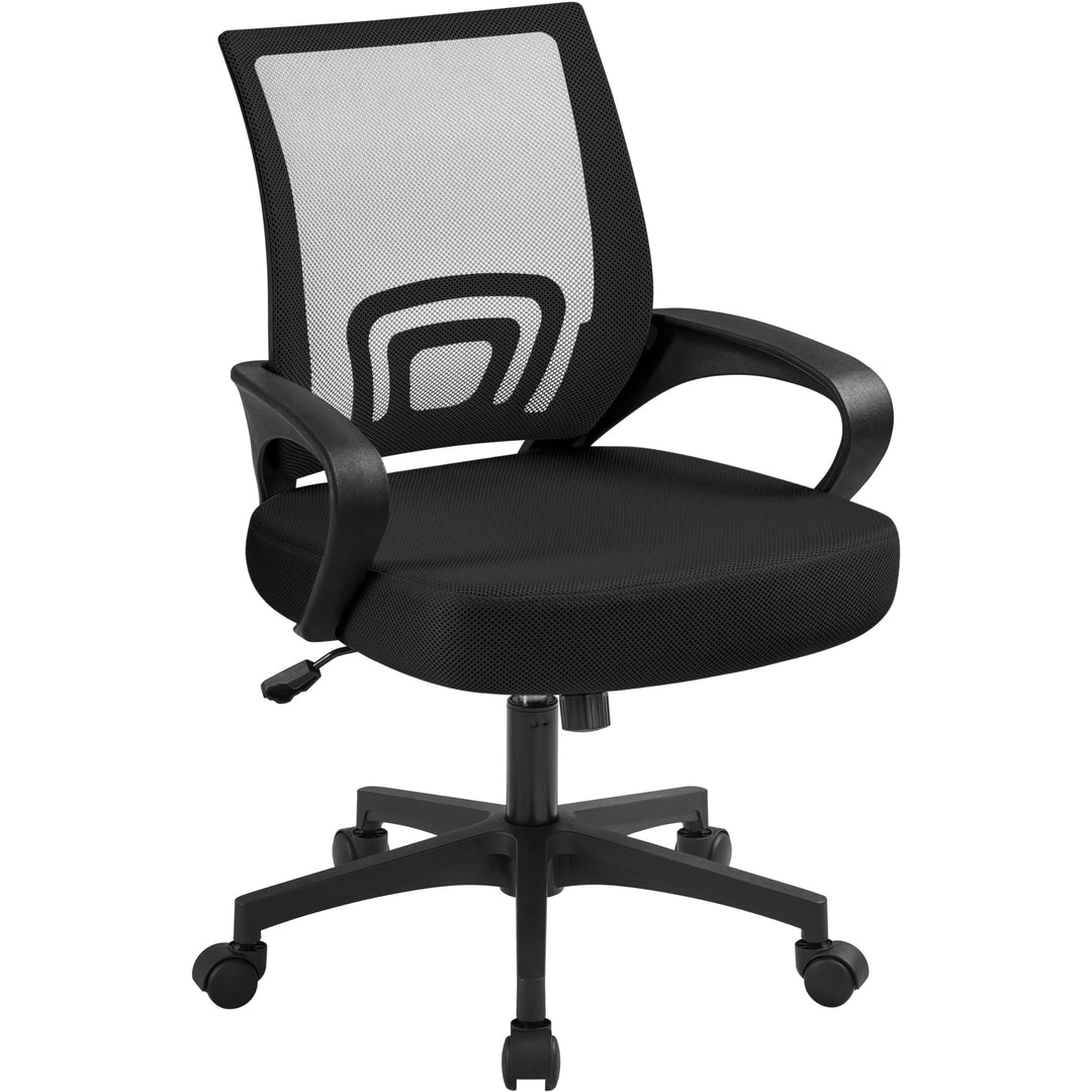 Yaheetech Bürostuhl ergonomischer Schreibtischstuhl Drehstuhl mit Rollen Chefsessel mit Mesh 360°dre
