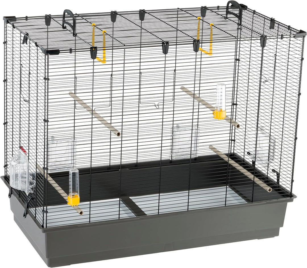 Ferplast Vogelheim für Kanarienvögel, Sittiche und kleine Exoten, Masse: 87 x 46,5 x 70 cm,