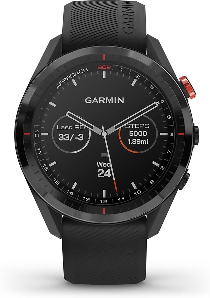 Garmin Approach S62 Smartwatch Golf, 010-02200-00, schwarz (200) Schwarz Nur ansehen, Schwarz Nur an