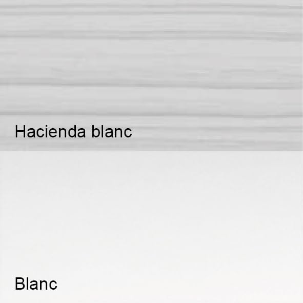 Merveille – Heizkörperregal ohne Bohren – Wendeset Melamin Weiss/Hacienda – Verformungsbeständig – S