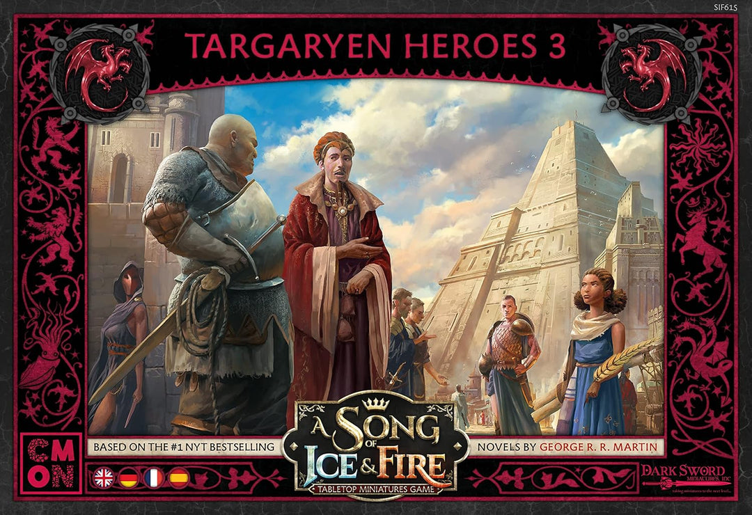 CMON | A Song of Ice & Fire – Helden von Haus Targaryen III | Erweiterung | Tabletop | 2 Spieler | A