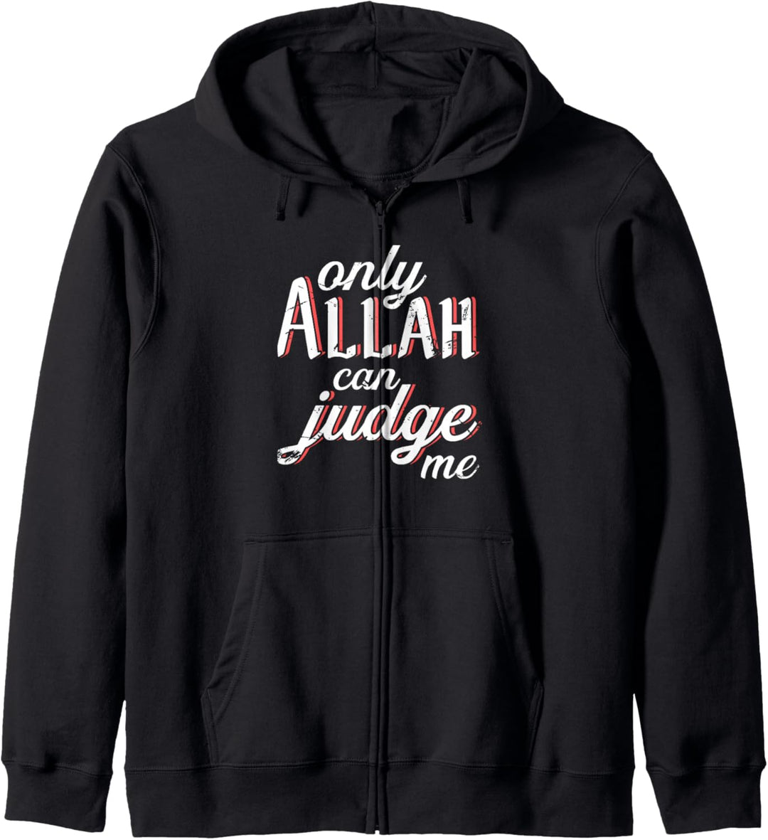 Nur Allah kann mich beurteilen | Muslim Islamic Kapuzenjacke
