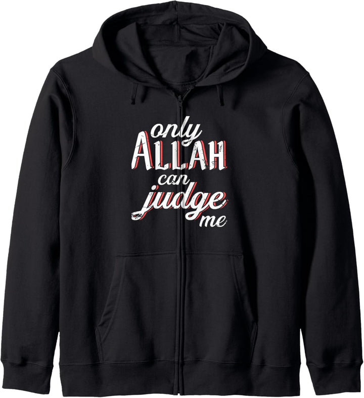 Nur Allah kann mich beurteilen | Muslim Islamic Kapuzenjacke