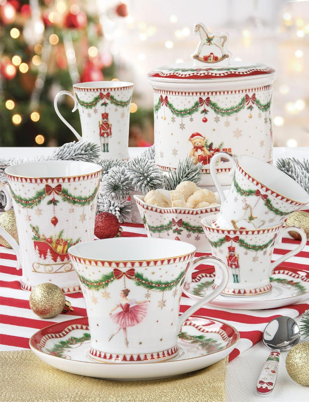 Easy Life Kuchenteller Magie DE Noel Weihnachtszauber D. 19cm Porzellan