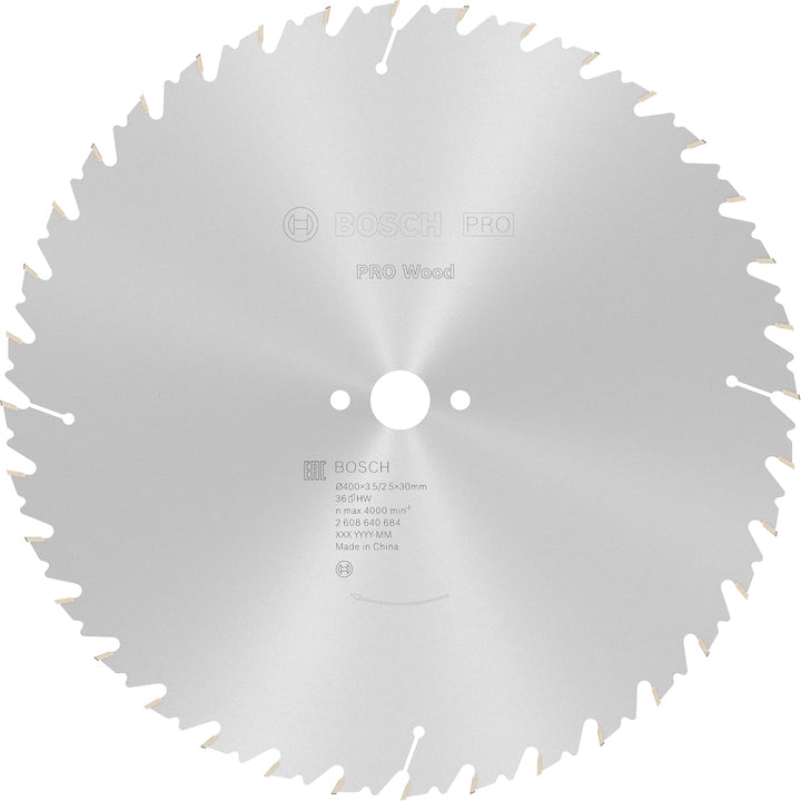Bosch Professional 1x Kreissägeblatt Speedline Wood (für Holz, Sägeblatt Ø 400 x 30 x 3,5 mm, 36 Zäh