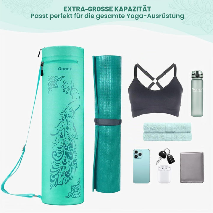 Gonex Yogatasche, Yogamatte Tasche Durchgehender Reissverschluss für Robuste wasserdichte Yogamatten